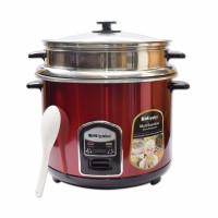 Miyako 3in1 3.0 Liter  Automatic Rice Cooker - Double Pot (SS and Non Stick) with Glass Lid ASL-300-YLD